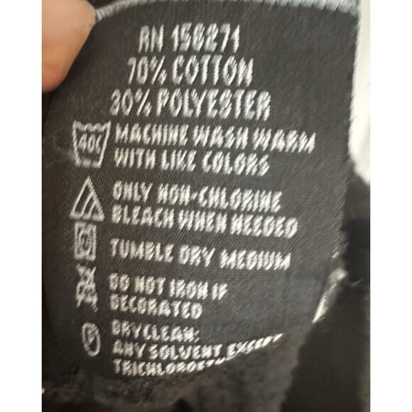 Fan Cloth Team Black Sweatpants, Senior, Graduation, Pockets, Tie, S - Picture 5 of 5